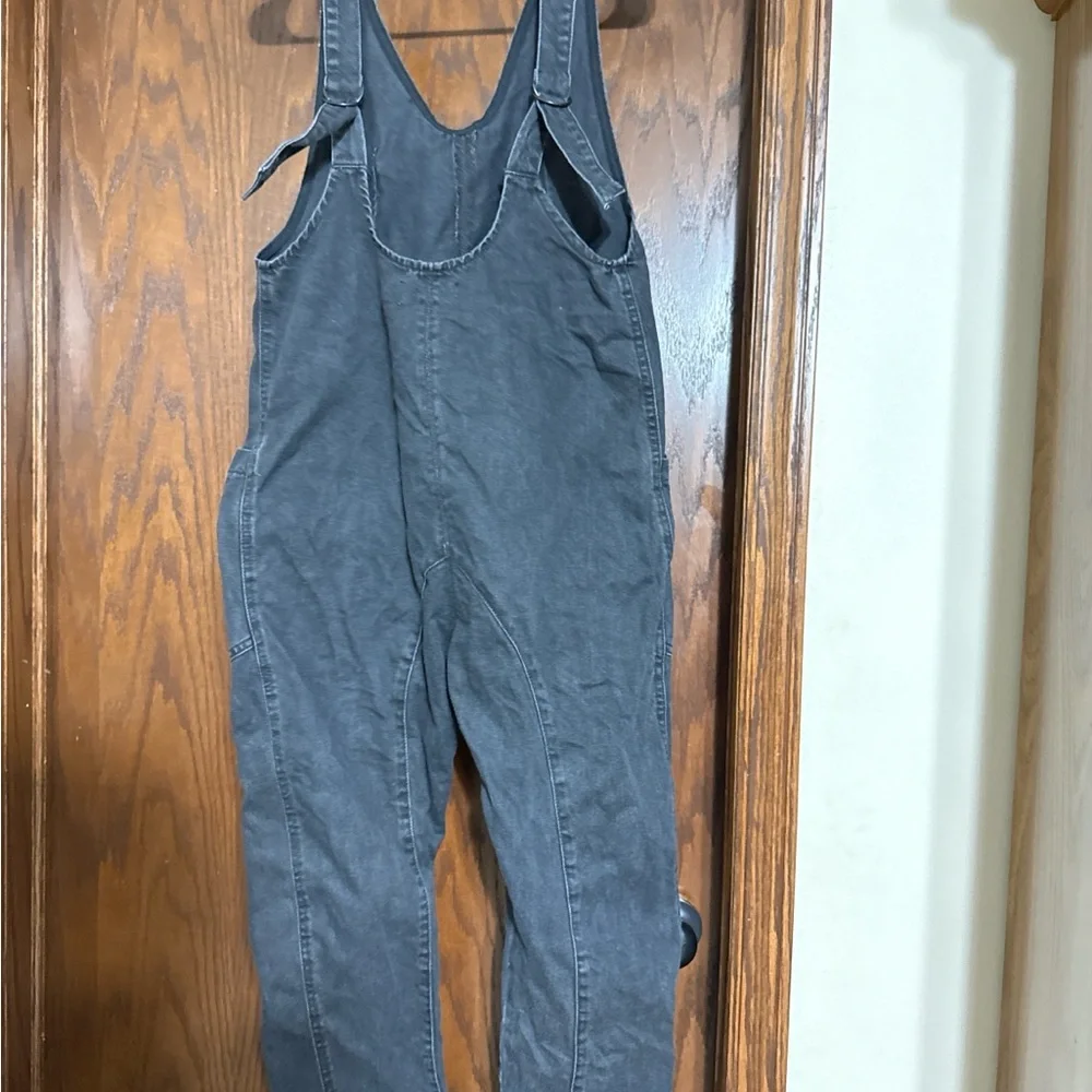 We The Free Charcoal Denim Overalls - Picture 2 of 3